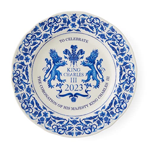 Portmeirion Home & Gifts Teller, blau/weiß, 23 cm von Portmeirion