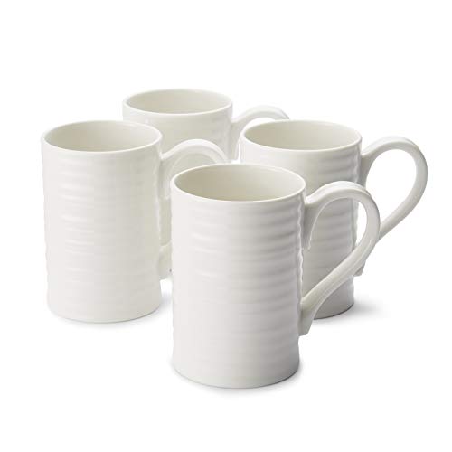 Portmeirion Home & Gifts Sophie Conran Weißer hoher Becher, 4er-Set (Weiß, 12 Unzen) von Portmeirion