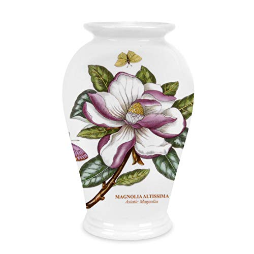 Portmeirion Home & Gifts BGHA58050 Canton Vase Magnolie, Keramik, Mondstein, Rosenquarz, Aquamarin, Amethyst, 20,3 cm von Portmeirion