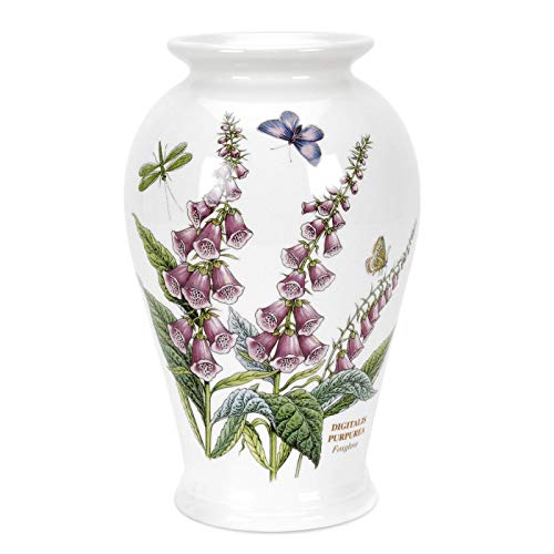 Portmeirion BGJA58050 Canton Vase mit Fuchshandschuh, Keramik, 20,3 cm von Portmeirion