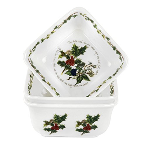 Portmeirion Home & Gifts Mini-Teller, quadratisch, Keramik, mehrfarbig, 10 x 10 x 10 cm von Portmeirion