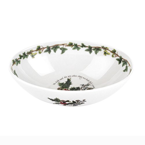 Portmeirion Home & Gifts Oval Bowl, Ceramic, Multi-Colour, 14.2 x 20 x 14.2 cm von Portmeirion