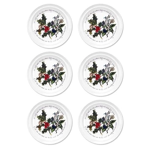 Portmeirion The Holly und die Ivy 15 cm Teller-Set 6 Stück von Portmeirion