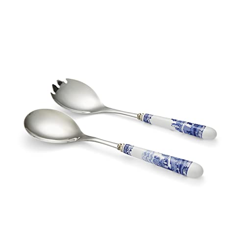 Spode Salatbesteck (Paar) (Blau & Weiß, 25cm) von Portmeirion