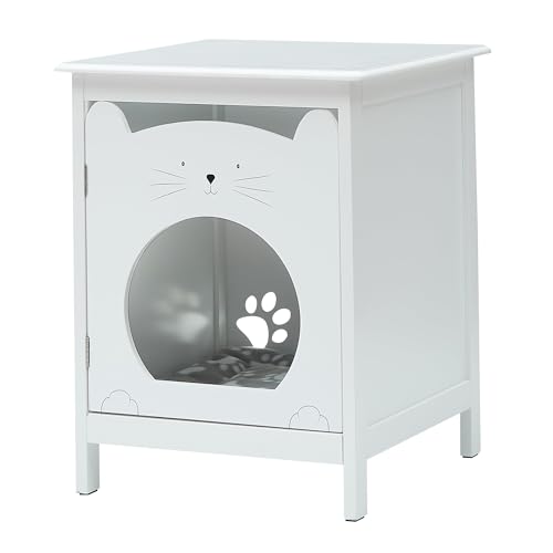 Katzenhaus und Couchtisch | Versteckte Haustierbox mit Deckel | Katzenschrank | Transportbox für Haustiere Katzenhaus und Couchtisch | Versteckte Haustierbox mit Deckel | Katzenschrank | Transportbox für Haustiere von PortoAlegre