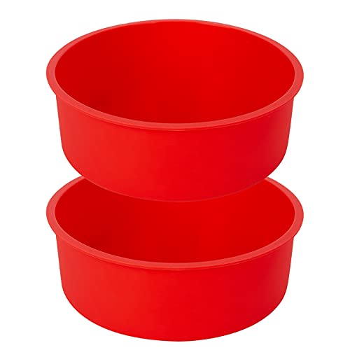 PortoAlegre 2er Set Silikon Backform, 6 Zoll Runde Backform Antihaft Silikonform Backen Zubehör, Leicht Zu Lösen PortoAlegre 2er Set Silikon Backform, 6 Zoll Runde Backform Antihaft Silikonform Backen Zubehör, Leicht Zu Lösen von PortoAlegre