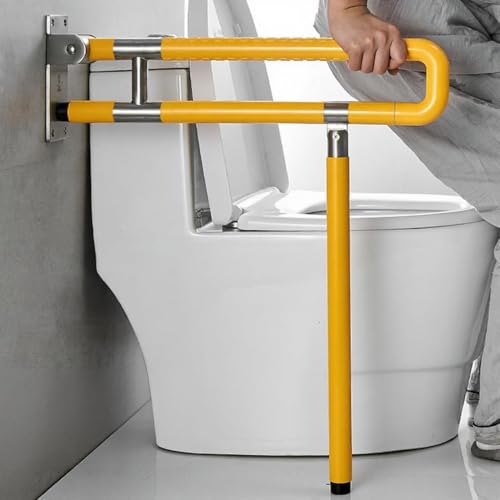 PortoAlegre Aufstehhilfe Toilette Haltegriff Für Senioren Klappbar Behinderten WC Haltegriff Rutschfest Stützgriff Toilette Mit Einer Tragfähigkeit Von 150Kg von PortoAlegre