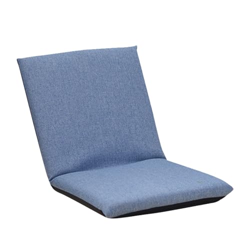 PortoAlegre Bodenstuhl Bodensessel Mit 6- Stufig Verstellbarer Rückenlehne, Meditationsstuhl Lazy Sofa Fensterstuhl Floor Chair Für Meditation, Yoga & Camping von PortoAlegre