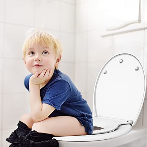 Toilettensitz O-Form mit Kindersitz – PP Kunststoff, Absenkautomatik, Quick Release, leise & robust, 2-in-1 WC Sitz für Erwachsene & Kinder, einfache Reinigung, hochglanz weiß Toilettensitz O-Form mit Kindersitz – PP Kunststoff, Absenkautomatik, Quick Release, leise & robust, 2-in-1 WC Sitz für Erwachsene & Kinder, einfache Reinigung, hochglanz weiß von PortoAlegre