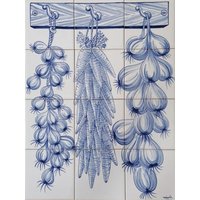 Küche Handbemalte Fliesen "Hängegemüse" Portugiese | Art.-Nr. Pt2140 Küche Handbemalte Fliesen "Hängegemüse" Portugiese | Art.-Nr. Pt2140 von PortugueseTiles