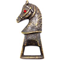 Vintage Messing Flaschenöffner, Pferd Aus von PortugueseVintage