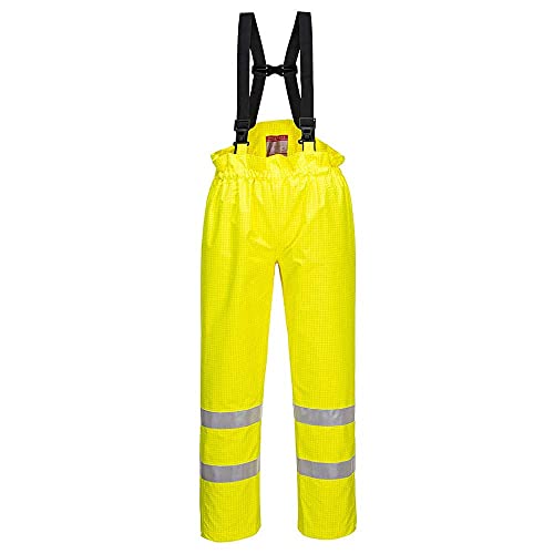 Antistatic FR Trousers - Color: Yellow - Talla: Large von Portwest
