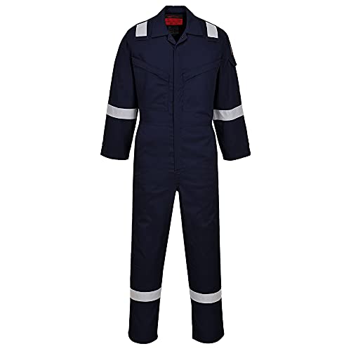 Araflame Silver Coverall Color: Navy Talla: 36 von Portwest