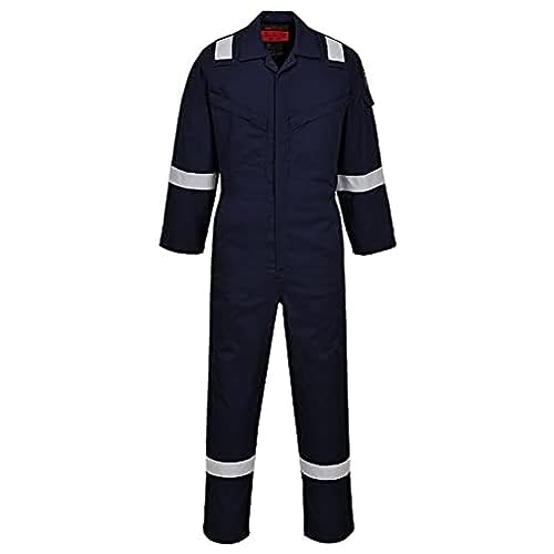 Araflame Silver Coverall Color: Navy Talla: 48 von Portwest