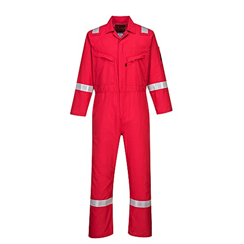 Araflame Silver Coverall Color: Red Talla: 36 von Portwest