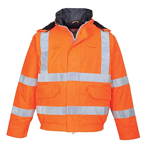 Bizflame Hi-Vis Bomber Jacket, colorOrange talla Small von Portwest