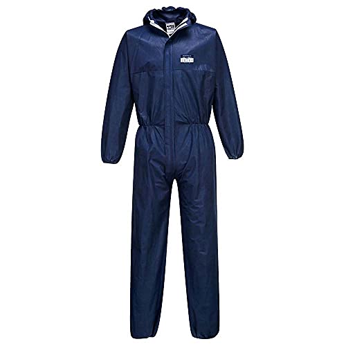 Biztex Coverall SMS 55g (50pc) - Color: Navy - Talla: XXL von Portwest