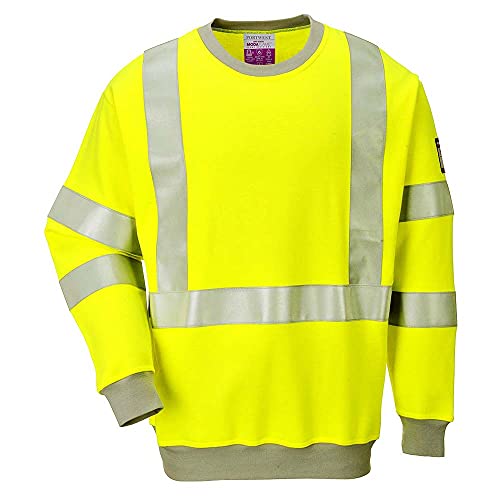 FR Hi-Vis Sweatshirt, colorYellow talla Medium von Portwest