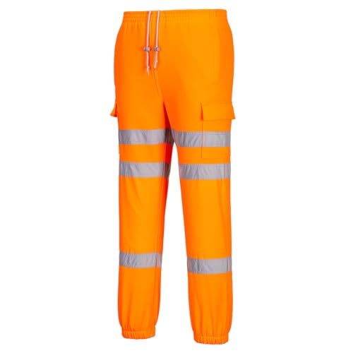 Hi-Vis Jogging Pants RIS Color: Orange Talla: XL von Portwest