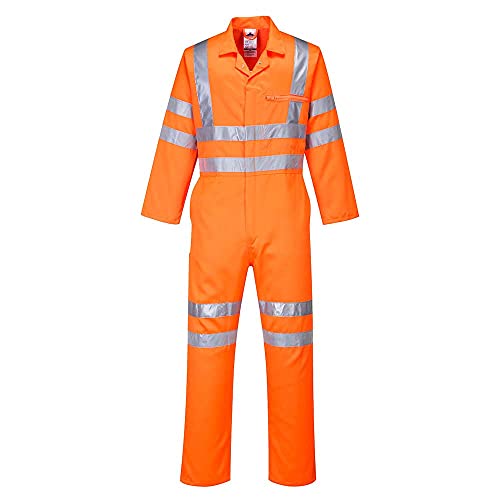 Hi-Vis Polycotton Coverall RIS Color: Orange Talla: 4XL von Portwest