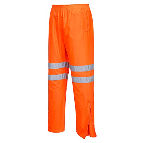 Hi-Vis Traffic Trousers, colorOrange talla Large von Portwest