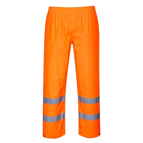 Portwest Regen Warnschutzhose, Größe: L, Farbe: Orange, H441ORRL von Portwest