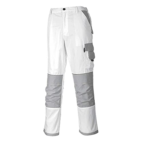 Painters Pro Trousers - Color: White - Talla: Small von Portwest