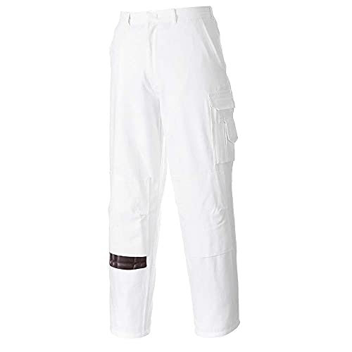 Painters Trousers, colorWhite talla 4XL von Portwest