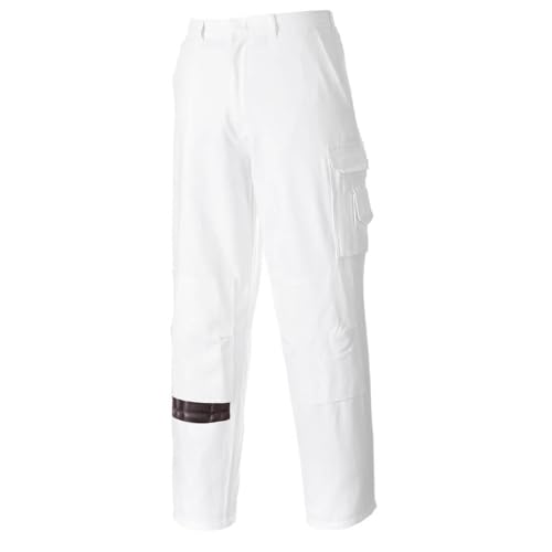 Painters Trousers, colorWhiteT talla Small von Portwest