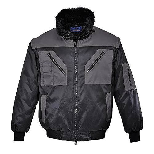 Pilot Jacket 2-Tone, colorBkGrey talla 5XL von Portwest