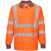 Polo HV Langarm Orange 4XL Polo HV Langarm Orange 4XL von Portwest