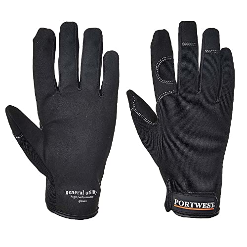 Portwest A700 Handschuh von Nutzen allgemeinen, XL, Schwarz von Portwest