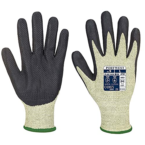 Portwest Arc Grip Handschuh, Größe:L, Farbe:Grün/Schwarz, A780E8RL von Portwest