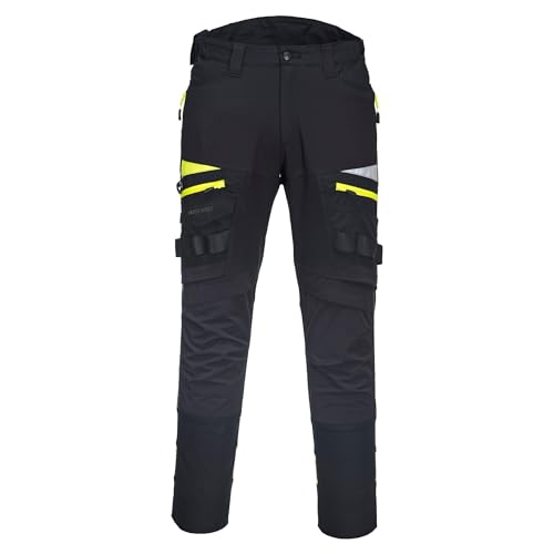Portwest DX4 Arbeits Bundhose für Männer, Farbe: Schwarz, Größe: 33, DX449BKR33 von Portwest