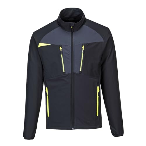 Portwest DX4 Base Layer Top mit Reißverschluss, Größe: XL, Farbe: Schwarz, DX480BKRXL von Portwest
