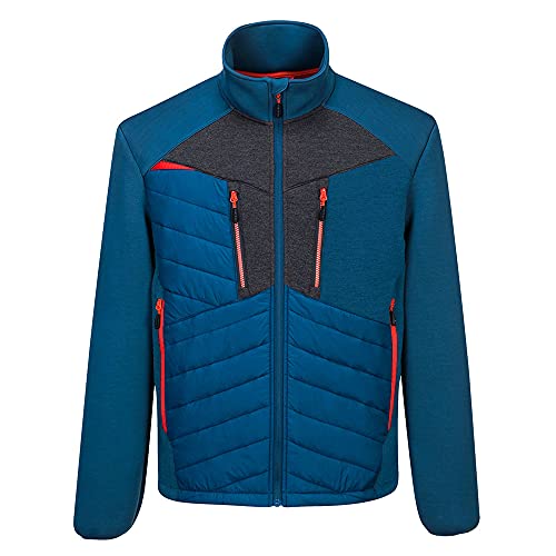 Portwest DX4 Hybrid-Steppjacke, Größe: M, Farbe: Metro Blau, DX471MBRM von Portwest