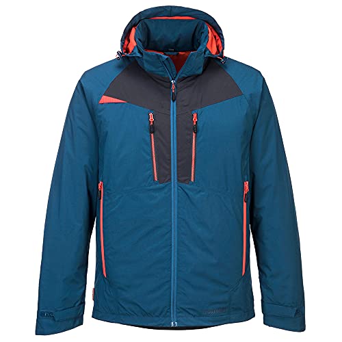 Portwest DX4 Winter Jacke für Männer, Farbe: Metro Blau, Größe: XXL, DX460MBRXXL von Portwest