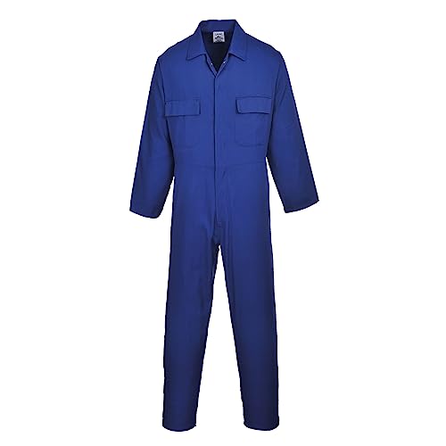 Portwest Euro-Arbeitsoverall aus Polyester-Baumwolle, Größe: L, Farbe: Königsblau, S999RBRL von Portwest