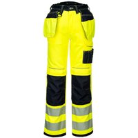 Portwest Innovative Warnschutzhose mit Knieschoner, UPF 50+ PW3 gelb 44 von Portwest