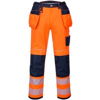 Portwest Innovative Warnschutzhose mit Knieschoner, UPF 50+ PW3 orange 54 von Portwest