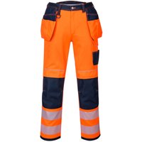 Portwest Innovative Warnschutzhose mit Knieschoner, UPF 50+ PW3 orange 64 von Portwest