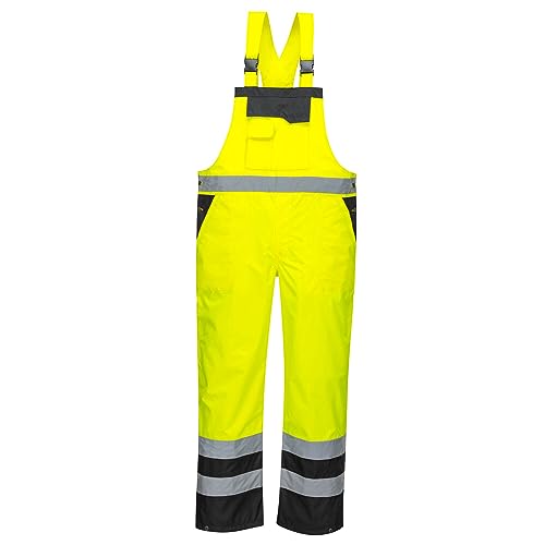 Portwest Kontrast Latzhose - ungefüttert, Größe: XXXL, Farbe: Gelb/Schwarz, S488YBRXXXL Portwest Kontrast Latzhose - ungefüttert, Größe: XXXL, Farbe: Gelb/Schwarz, S488YBRXXXL von Portwest