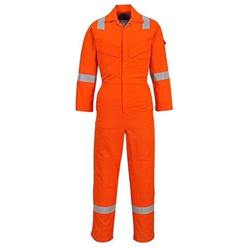 Portwest Leichter, antistatischer Overall 280 g, Größe: XL, Farbe: Orange, FR28ORRXL von Portwest