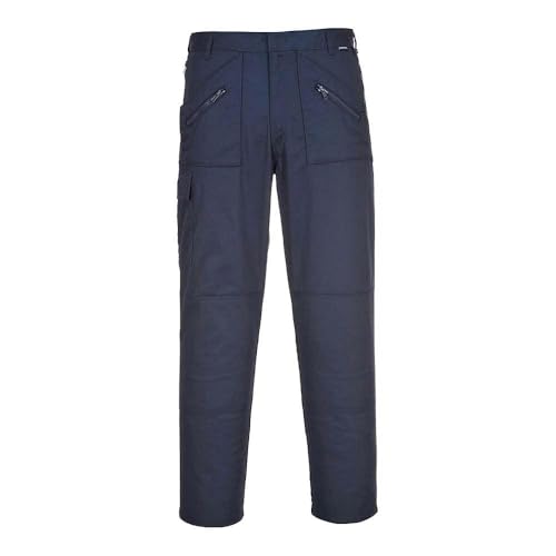 Portwest Navy S887 Arbeitshose mit Knietaschen Beinlänge 31 (Standardlänge) Marineblau von Portwest