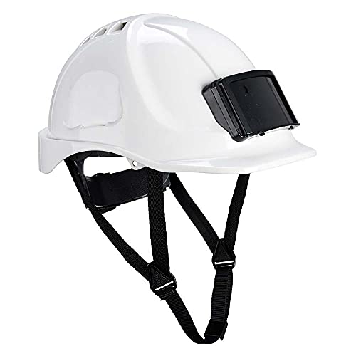 Portwest PB55WHR PB55 Endurance white vented safety helmet with visitor badge holder, Unique von Portwest
