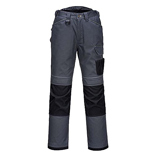 Portwest PW3 Arbeitshose, Größe: 28, Farbe: Zoom Grau/Schwarz, T601ZBR28 Portwest PW3 Arbeitshose, Größe: 28, Farbe: Zoom Grau/Schwarz, T601ZBR28 von Portwest