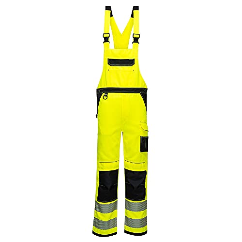 Portwest PW344 - PW3 Hi-Vis Bib & Brace (Medium, Yellow/Black) von Portwest