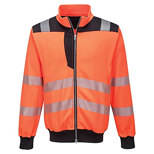 Portwest PW370 PW3 Hi-Vis Sweatshirt (Orange/Black, Small) von Portwest