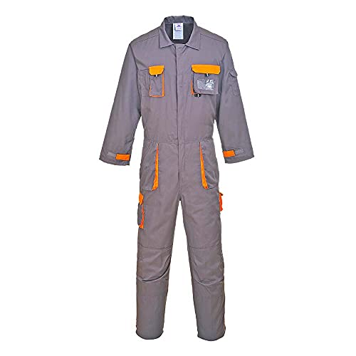 Portwest Portwest Texo Kontrast Overall, Größe: XL, Farbe: Grau, TX15GRRXL von Portwest