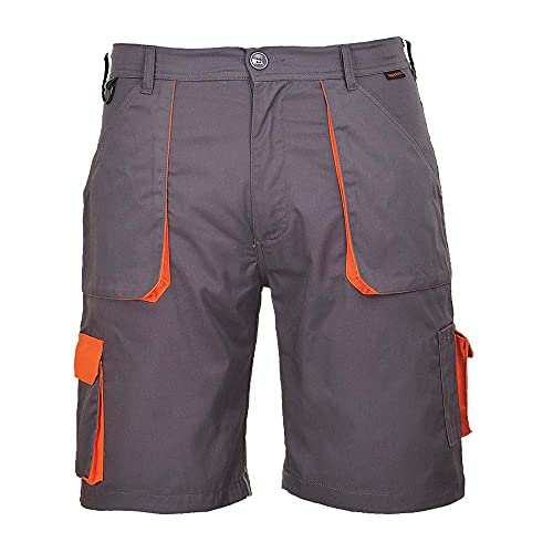 Portwest Portwest Texo Kontrast-Shorts, Größe: L, Farbe: Grau, TX14GRRL von Portwest